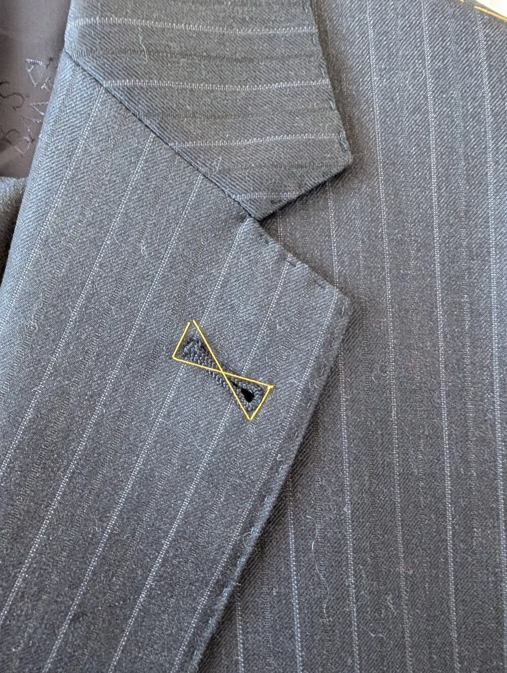 Jos. A. Bank Charcoal Pinstripe Suit Jacket